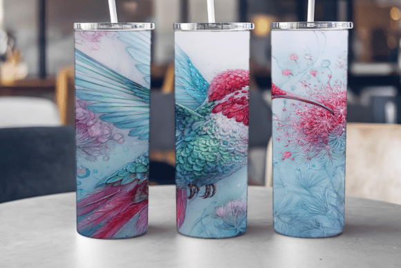 Artistic Hummingbird Tumbler Design Review