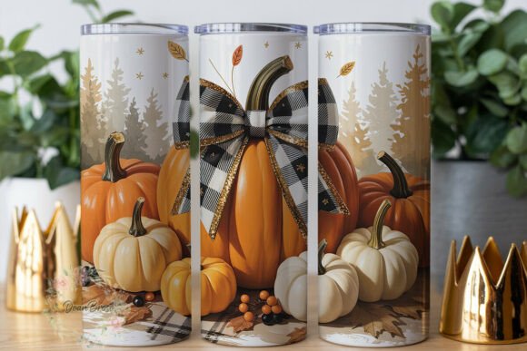 Autumn Plaid Pumpkin Tumbler Wrap Review