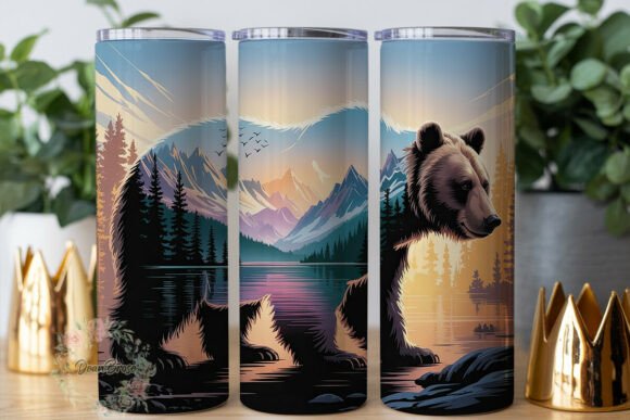 Bear Mountain Lake 20oz Tumbler Wrap Review