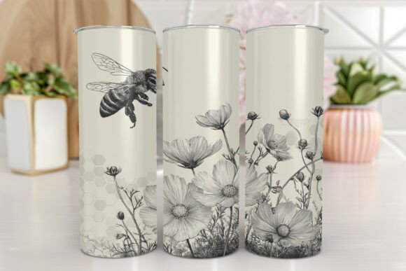 Bee Tumbler Wrap 20oz Skinny Sublimation Review