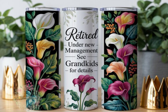 Calla Lily Retirement 20oz Tumbler Wrap Review