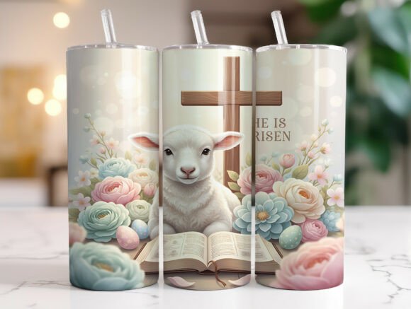 Christian Easter Cross Bible Tumbler Design Review