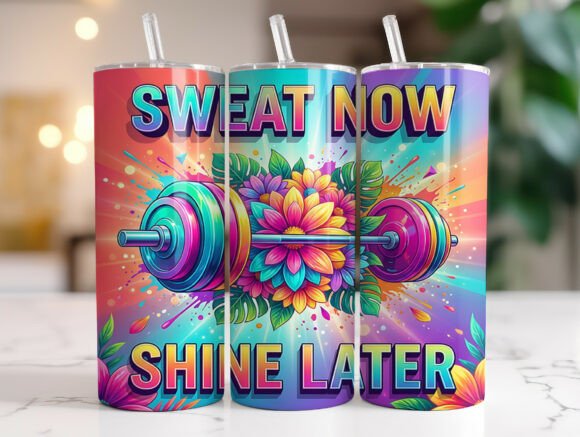 Colorful Gym Motivation Quote Tumbler Review