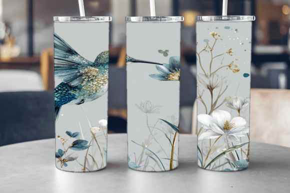 Colorful Hummingbird Tumbler Design Review