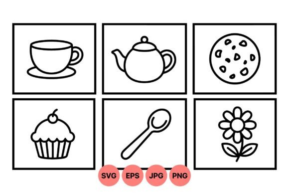 Cozy Tea Time Svg Icons Review