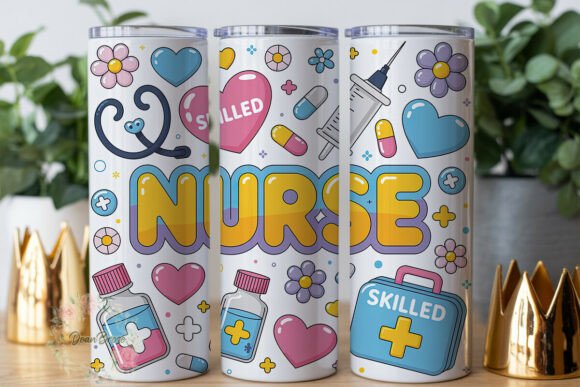 Cute Nurse Cartoon Tumbler Wrap Review