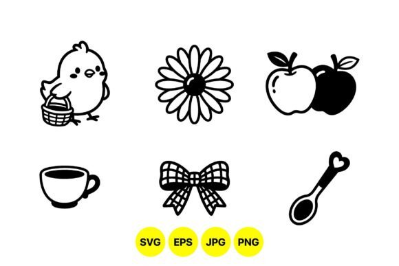 Cute Spring Farm SVG Clipart