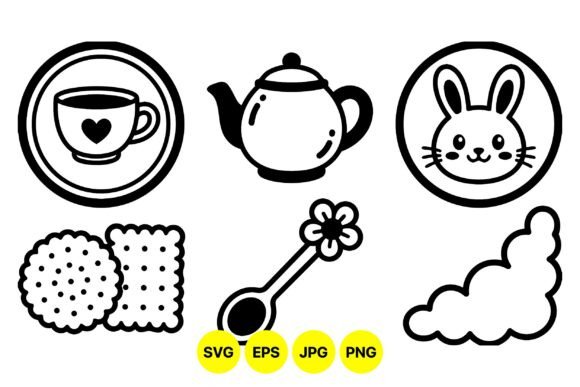 Cute Tea Time SVG Clipart Review