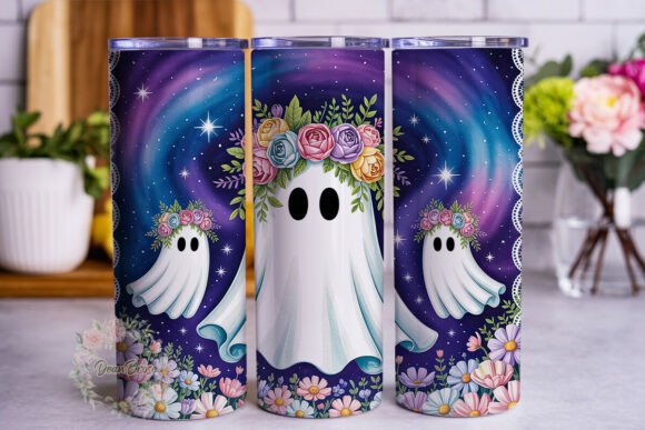 Dreamy Ghost Floral 20oz Tumbler Wrap Review