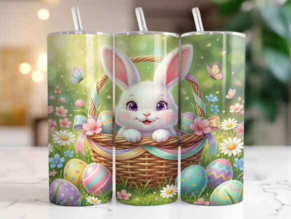 Easter Bunny Eggs Spring 20oz Tumbler Design Review