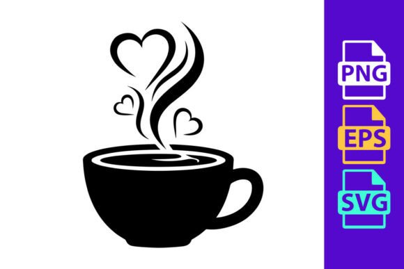 Love Heart Steam Coffee Cup Romantic Bla Review