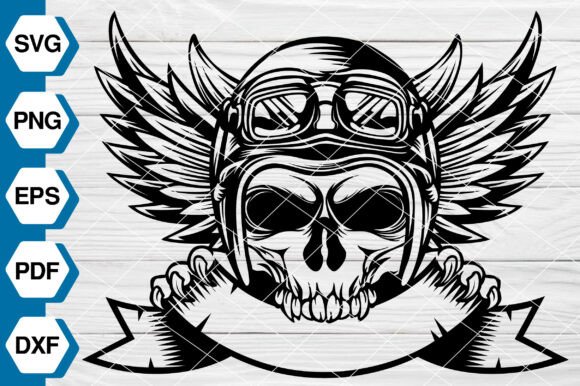 Motorcycle Skull SVG, Eagle Biker EP693 Review