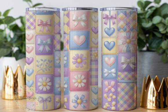 Pastel Quilt Patchwork 20oz Tumbler Wrap Review