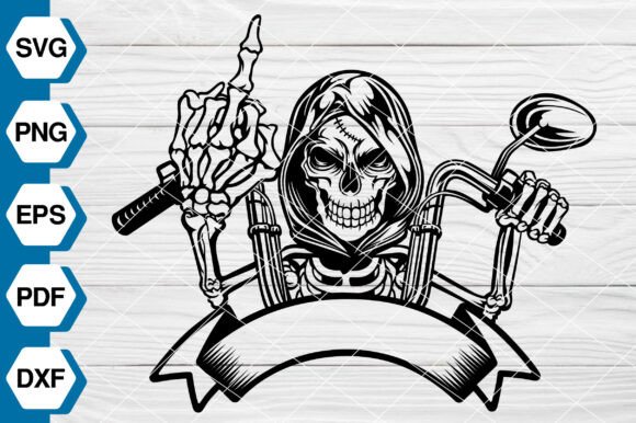 Skull Biker SVG, Motorbike SVG EP691: A Designer's Review