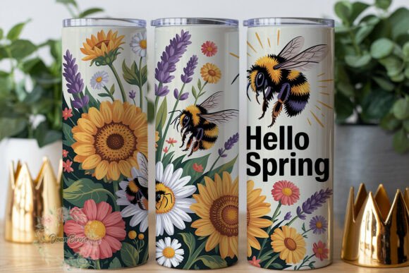 Spring Floral Bee 20oz Tumbler Wrap Review