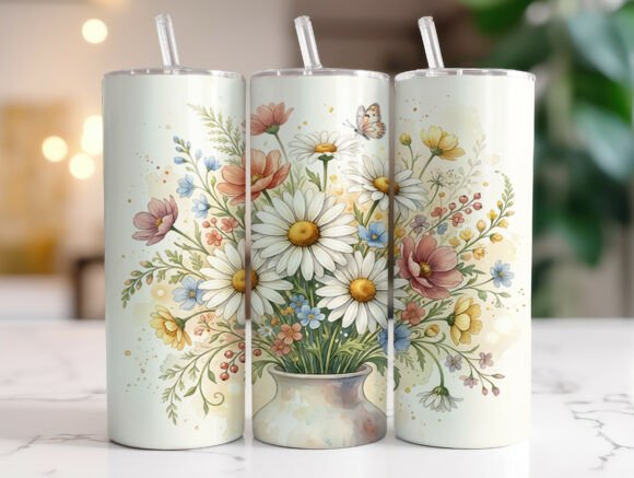 Watercolor Wildflower Bouquet Tumbler Review