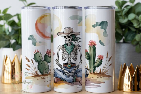 Western Skeleton Desert Tumbler Wrap Review